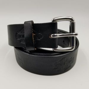 Harley-davidson Men's Black Leather Belt sz 42